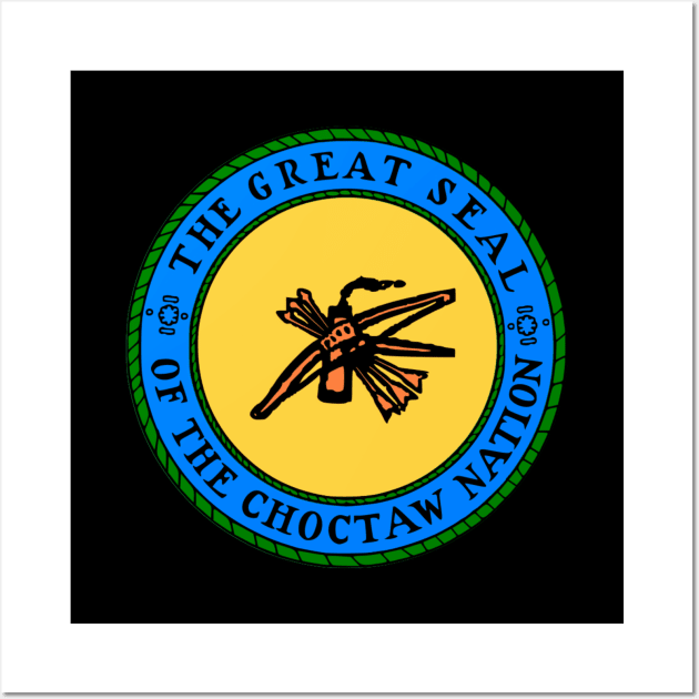 The Great Seal of Choctaw Nation of Oklahoma Wall Art by Shut Down!